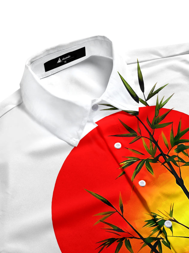 men's tropical shirt side view