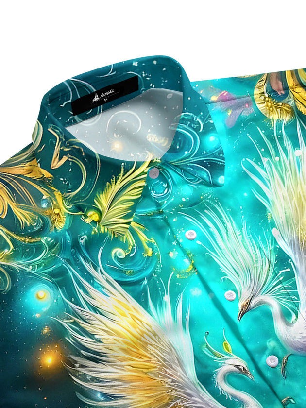 men's tropical shirt side view