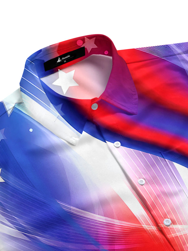 men's tropical shirt side view