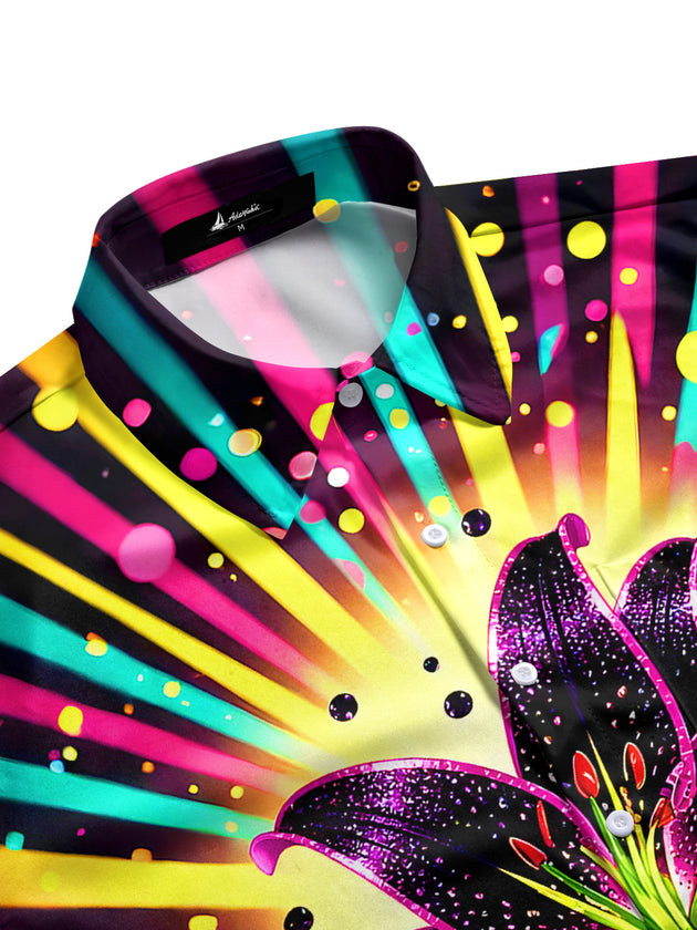 men's tropical shirt side view