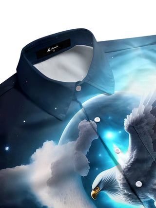 men's American eagle shirt side view