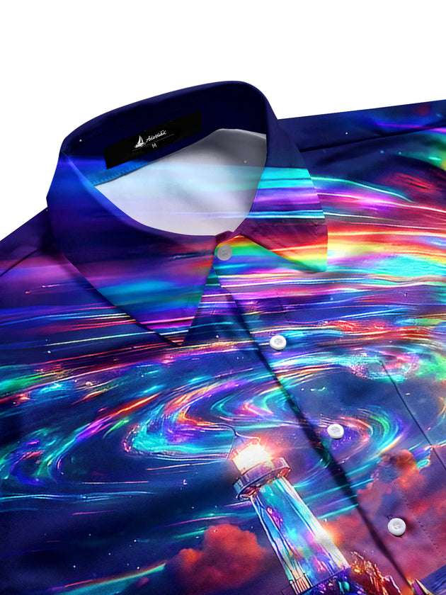 men's tropical shirt side view
