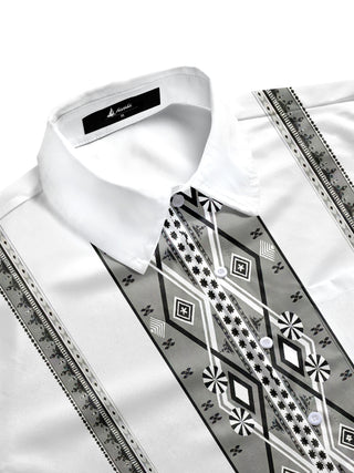 men's short sleeve shirt side view