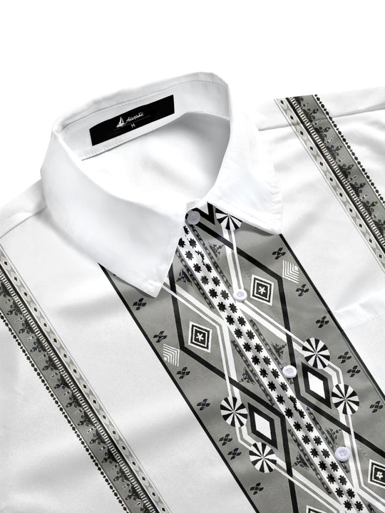 men's short sleeve shirt side view