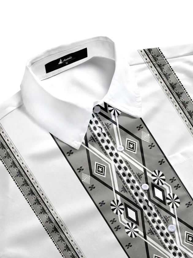 men's short sleeve shirt side view