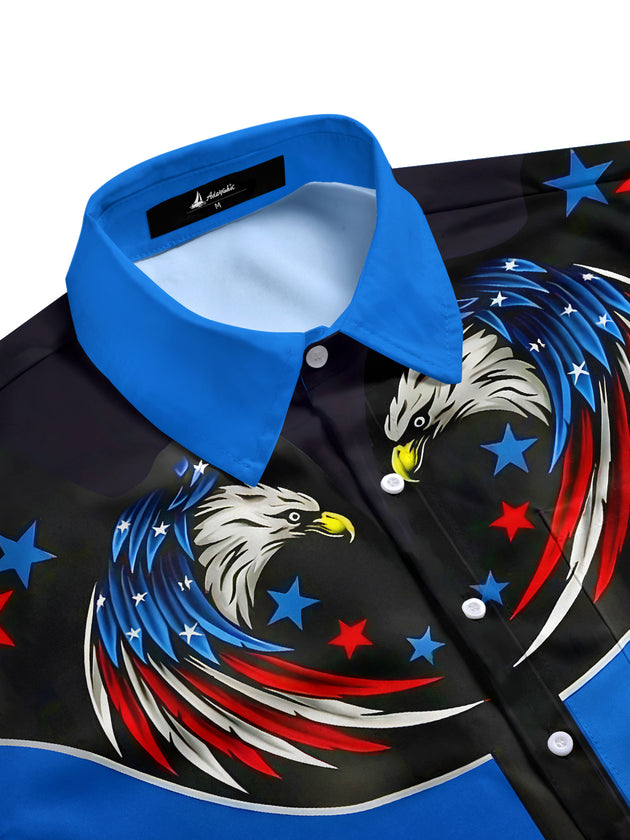 men's American eagle shirt side view