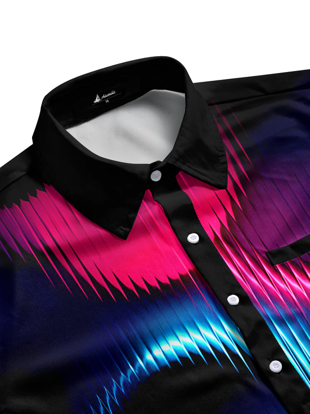 men's tie-dye shirt side view