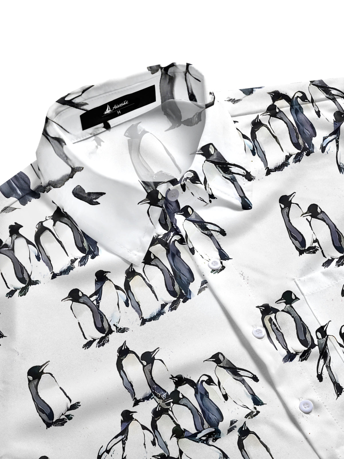 men's short sleeve shirt side view
