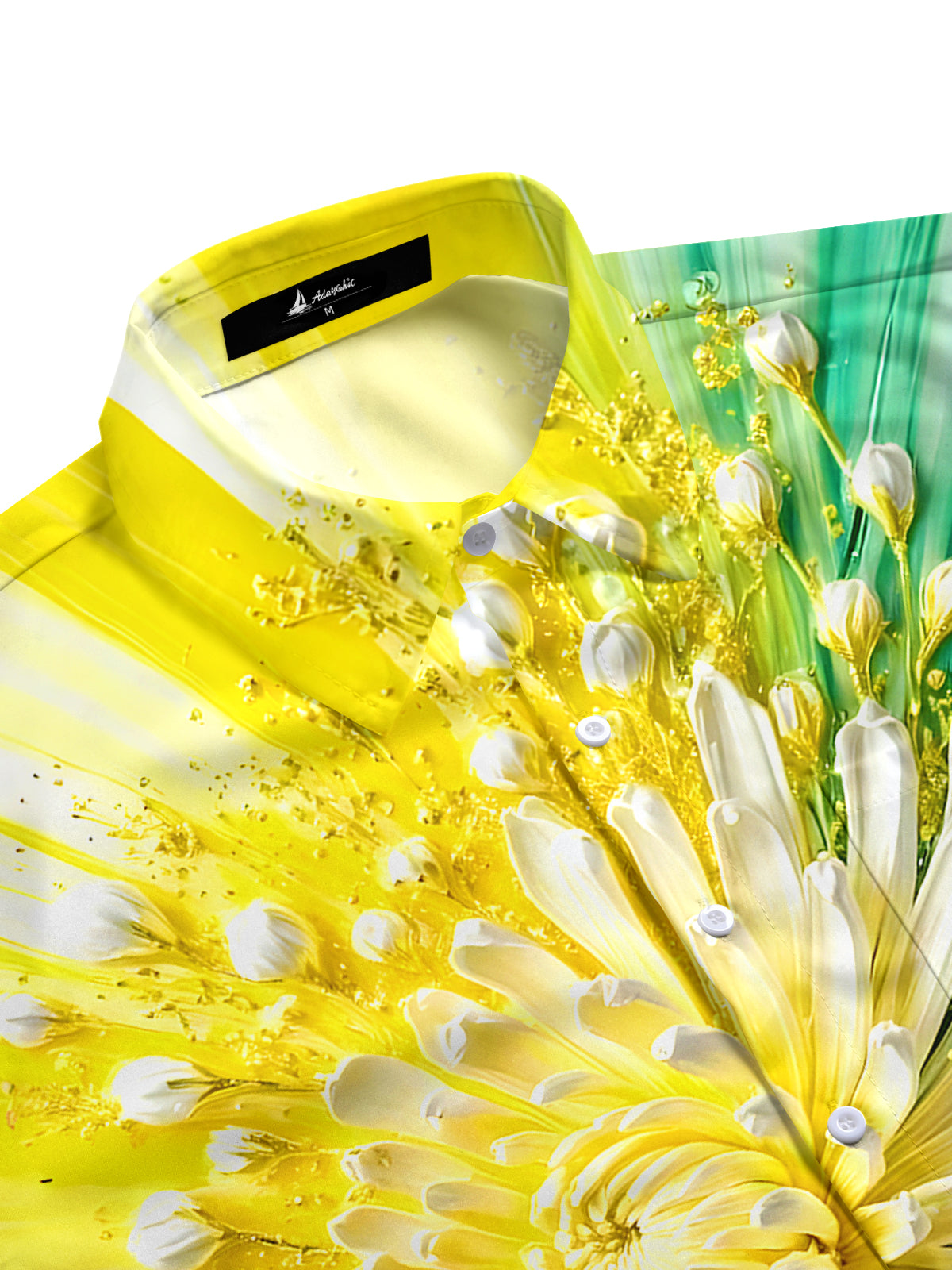 men's tropical shirt side view