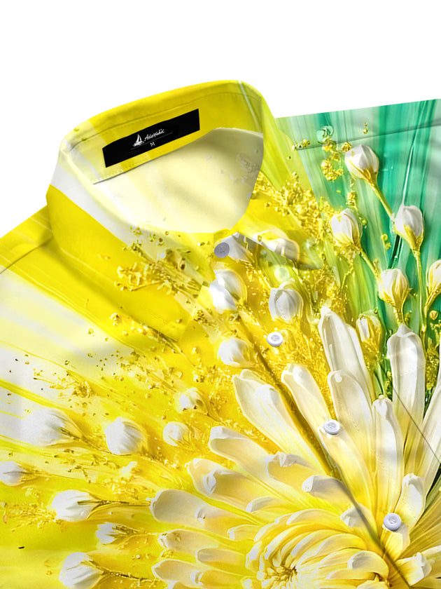 men's tropical shirt side view