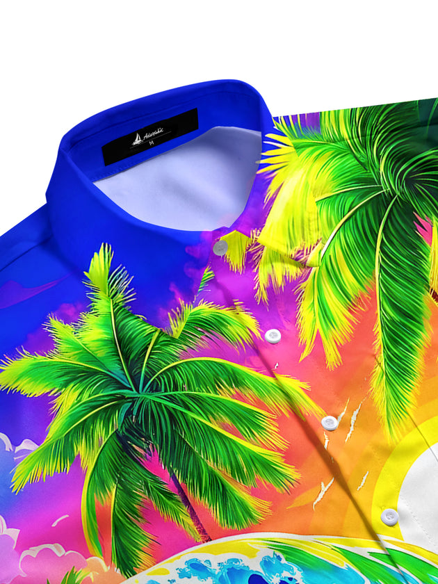 men's tropical shirt side view