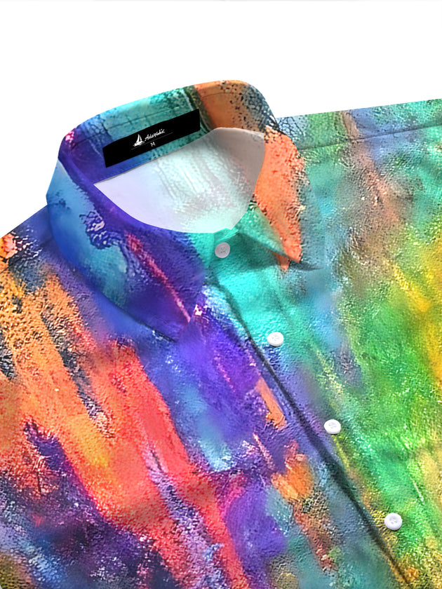 Tie Dye Women's Short Sleeve Shirts