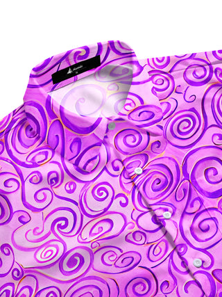 men's short sleeve shirt side view