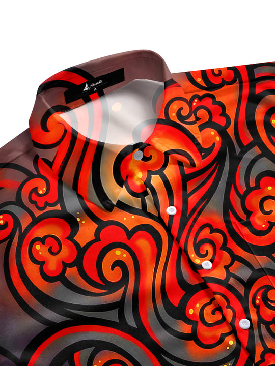 men's short sleeve shirt side view