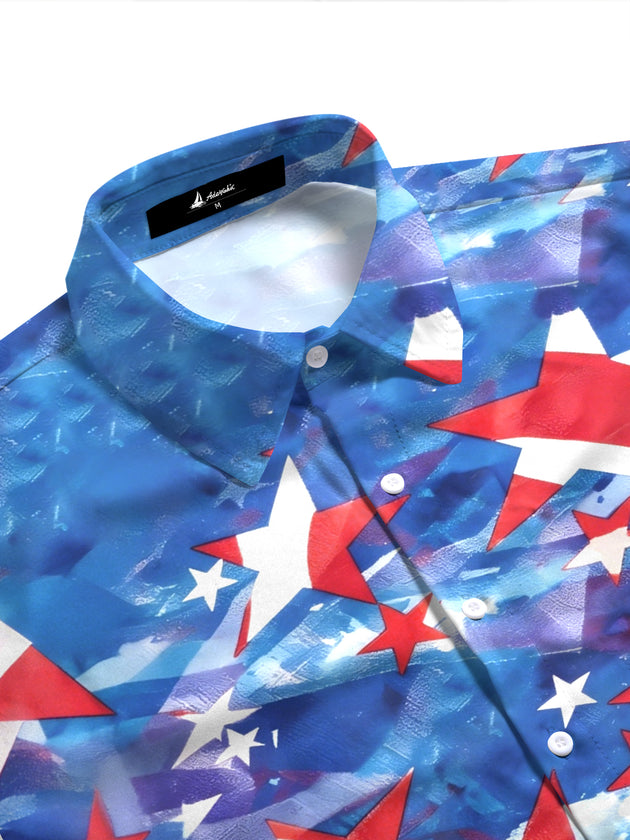 Independence Day Star Women's Short Sleeve Shirts