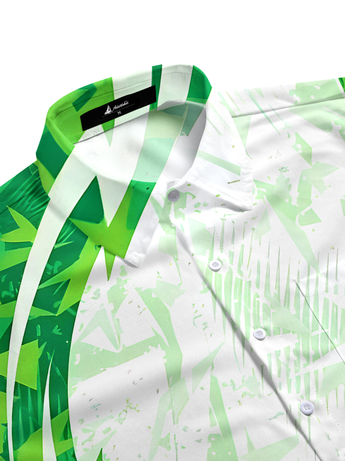 men's tropical shirt side view