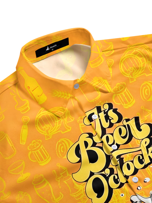 men's tropical shirt side view