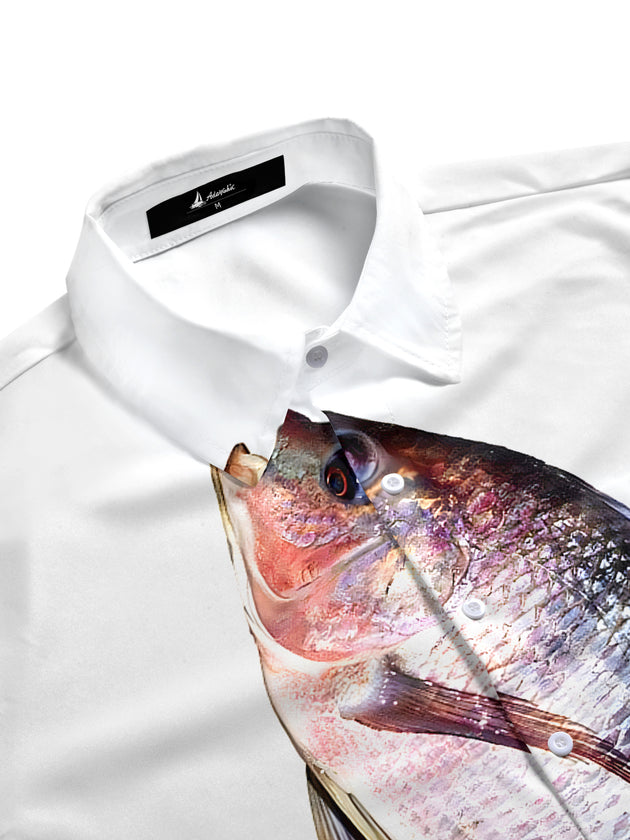 men's tropical shirt side view