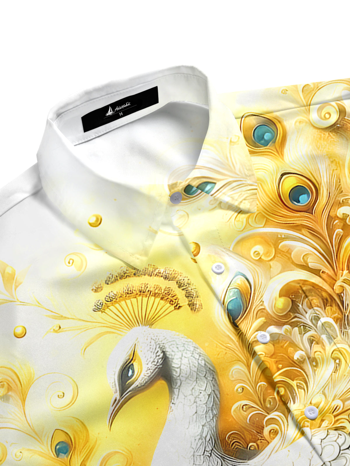 Peacock Men's Pocket Short Sleeve Shirts