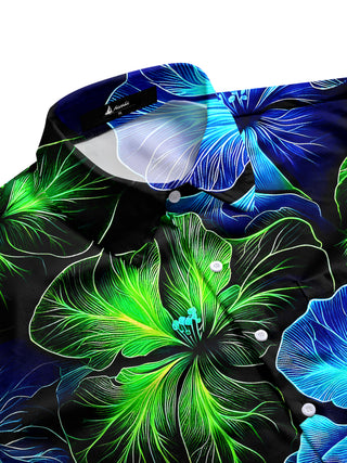 men's tropical shirt side view