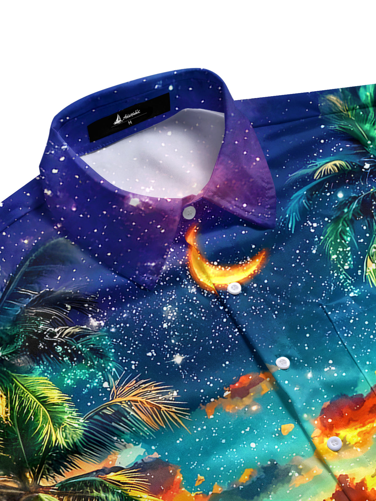 Hawaiian Sunset Turtle Men's Pocket Short Sleeve Shirts