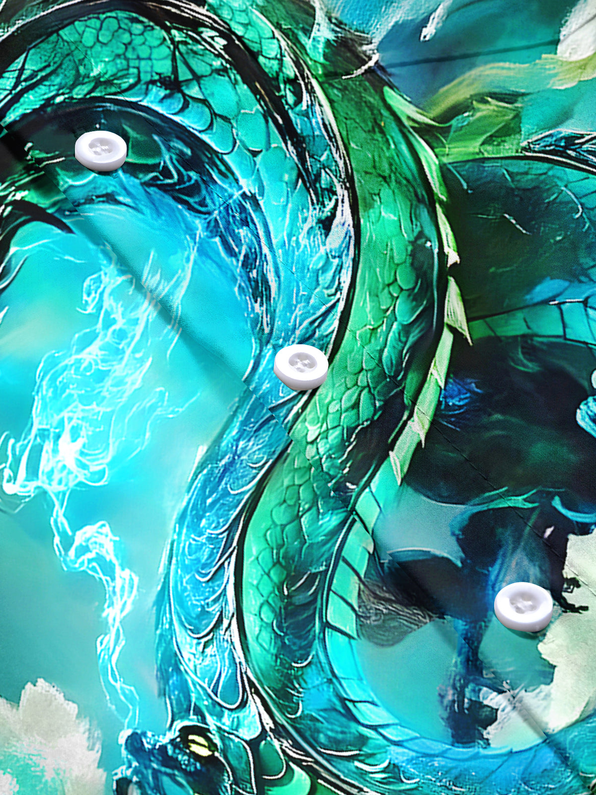 Dragon Men's Pocket Short Sleeve Shirts