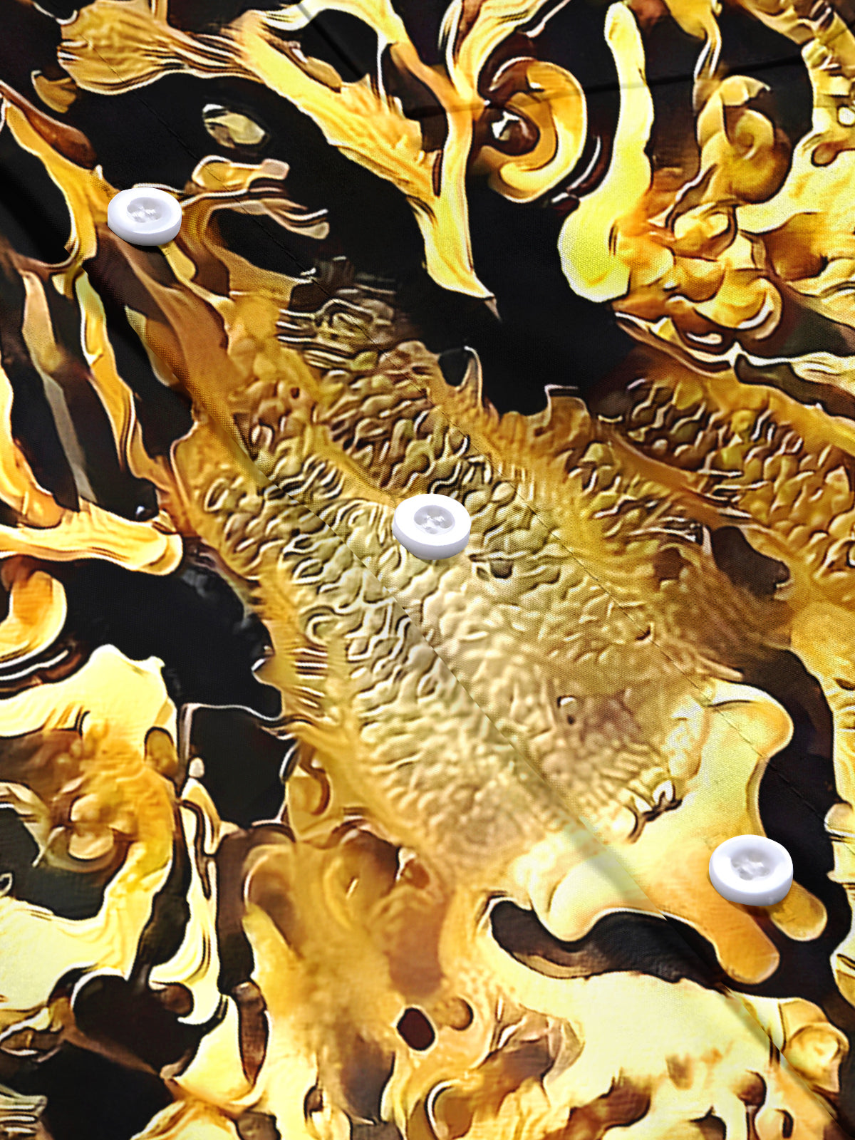 Animal Tiger Men's Pocket Short Sleeve Shirts