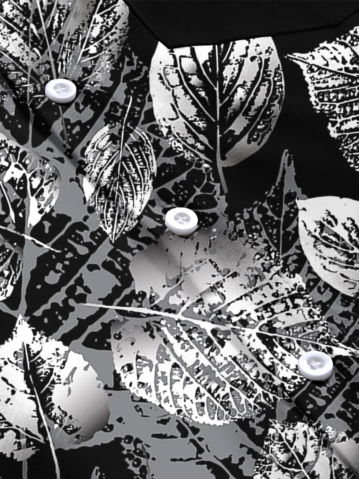 Hawaiian Leaf Men's Pocket Short Sleeve Shirts