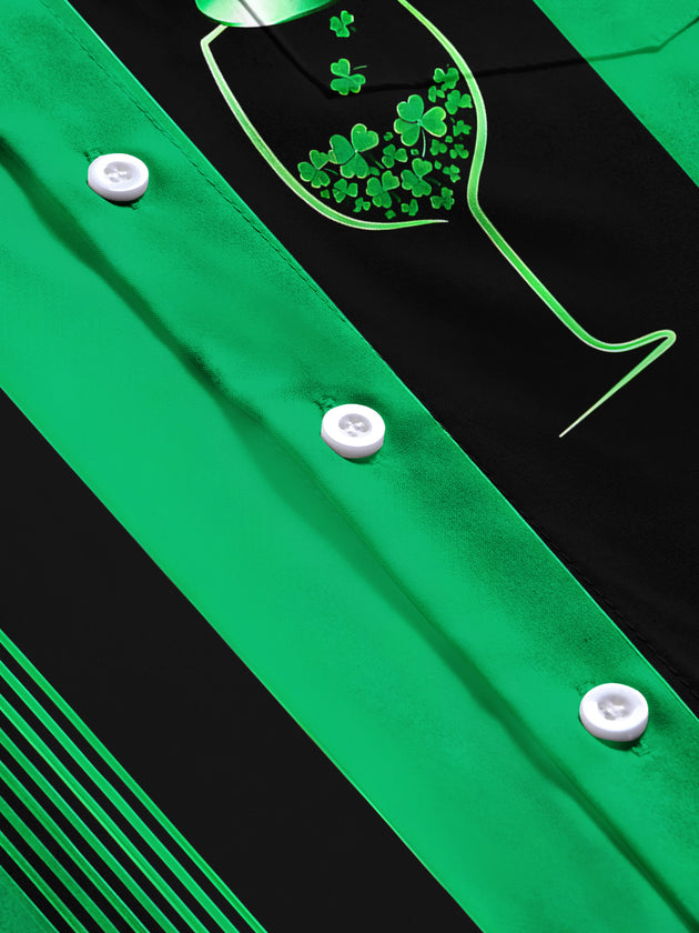 St. Patrick's Day Men's Pocket Short Sleeve Shirts