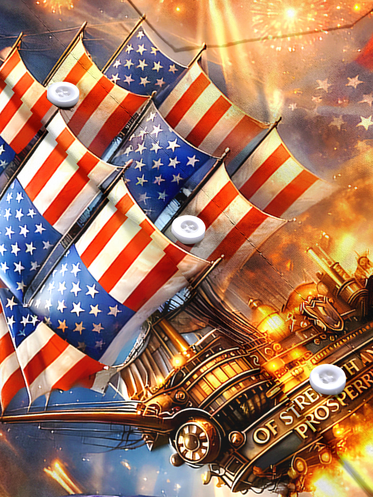 250th Anniversary Men's Pocket Short Sleeve Shirts