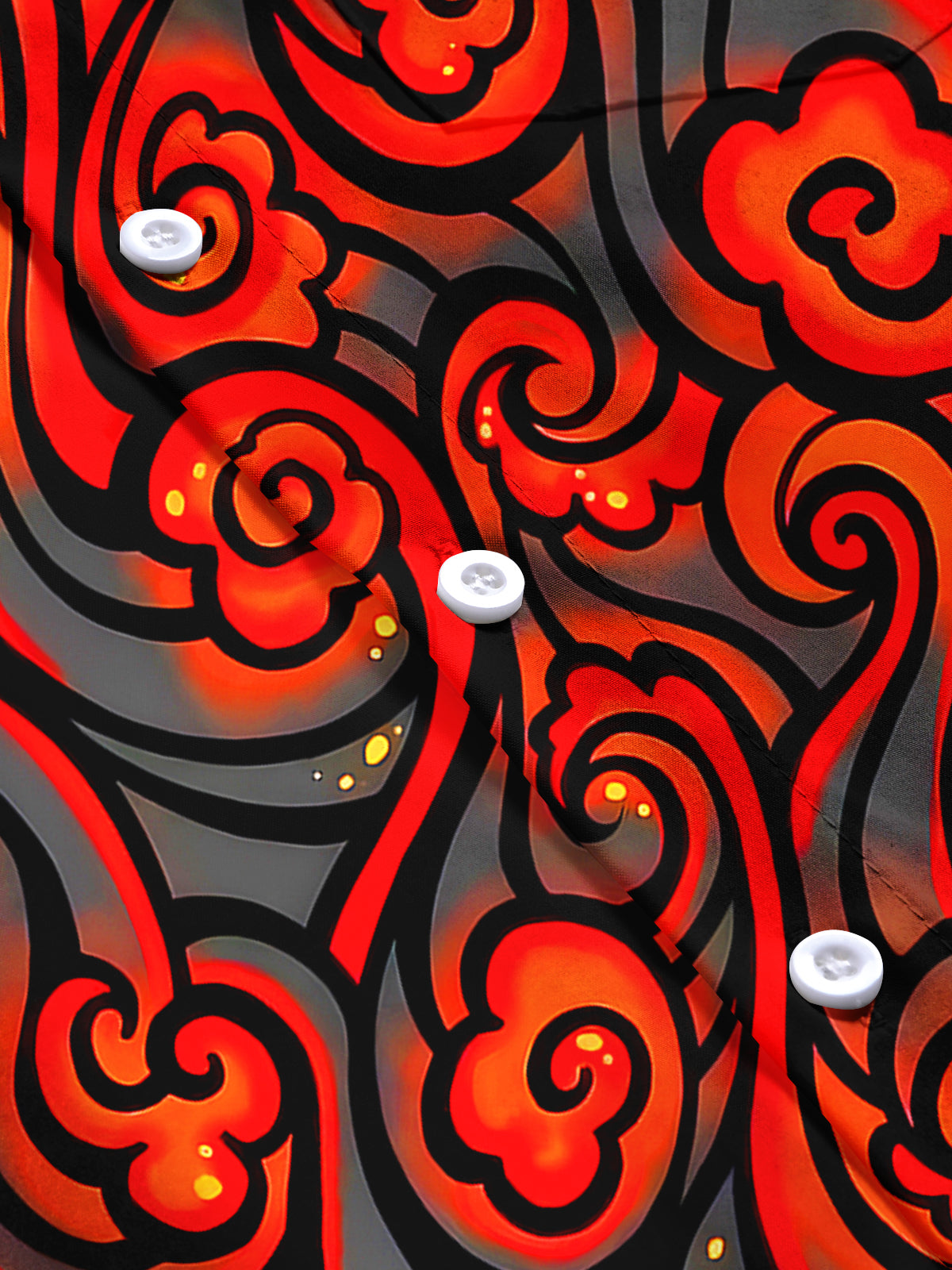 Clouds Men's Pocket Short Sleeve Shirts