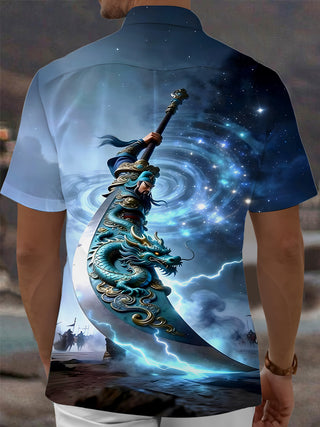 men's pocket shirt back view