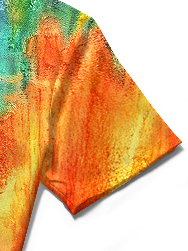Tie Dye Women's Short Sleeve Shirts