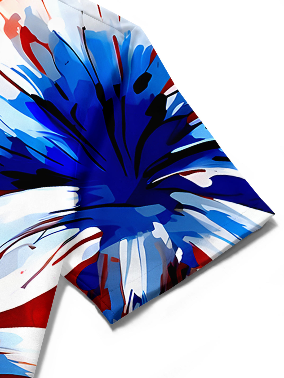 Floral Men's Pocket Short Sleeve Shirts