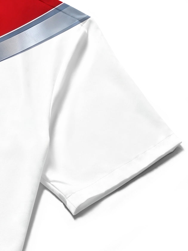 1776 Independence Day Men's Pocket Short Sleeve Shirts