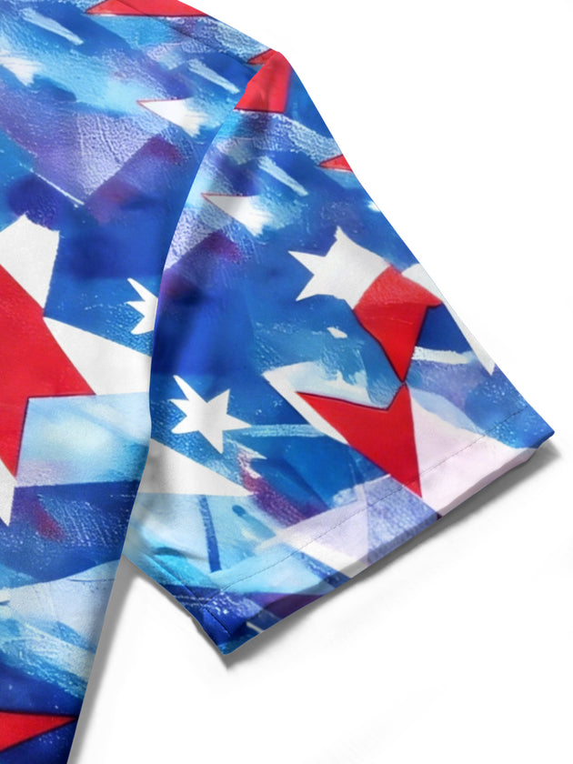 Independence Day Star Women's Short Sleeve Shirts