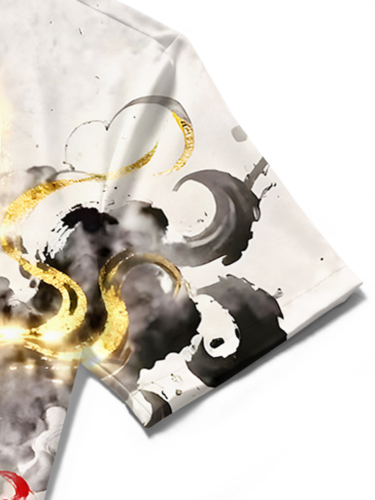 Religion Buddhism Kṣitigarbha Bodhisattva Lotus Men's Pocket Short Sleeve Shirts