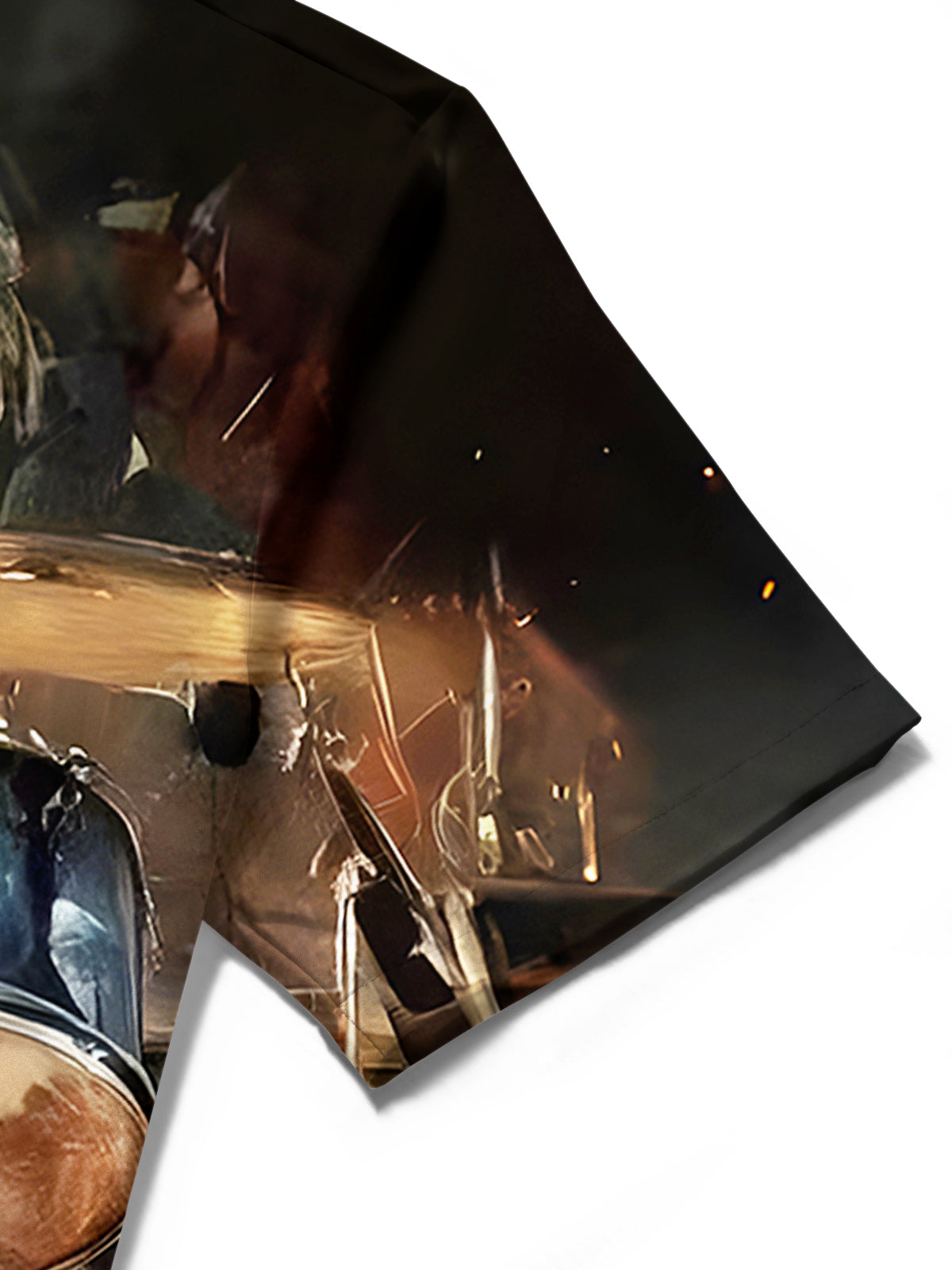 Drum Set Men's Pocket Short Sleeve Shirts