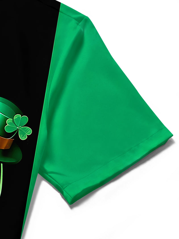 St. Patrick's Day Men's Pocket Short Sleeve Shirts