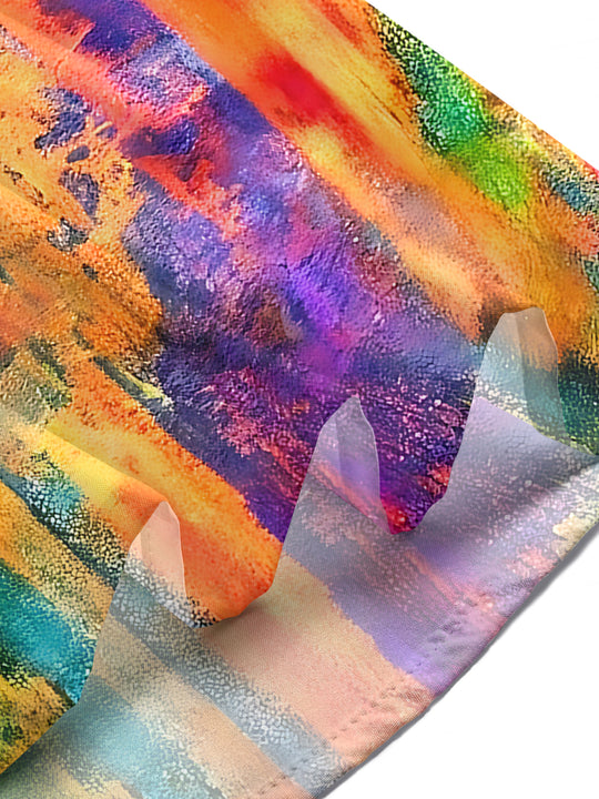 Tie Dye Women's Short Sleeve Shirts