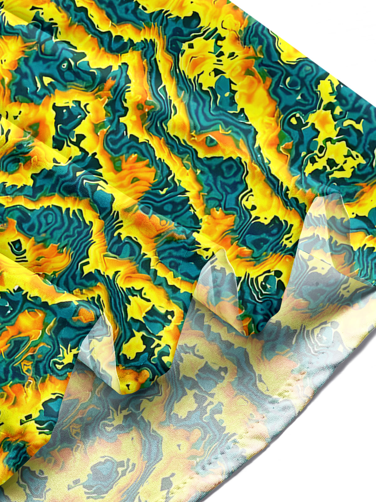 men's abstract print shirt summer vacation