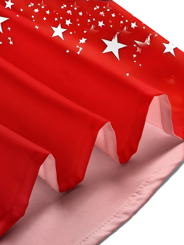 men's American flag print shirt Independence Day