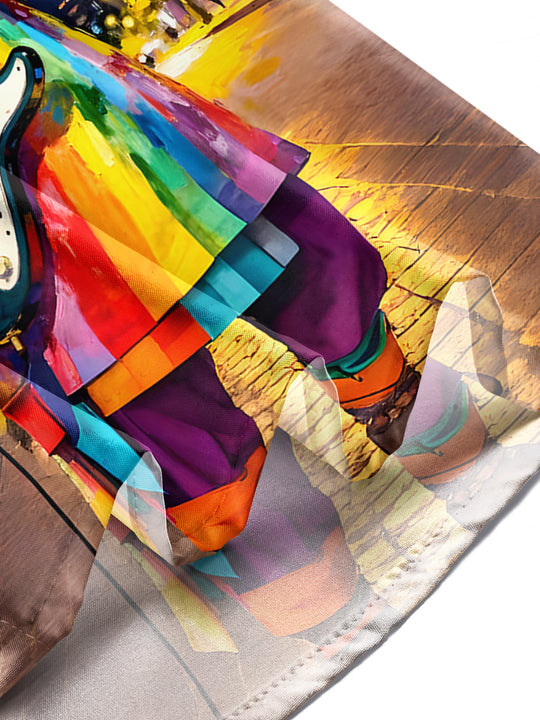 men's printed shirt summer vacation