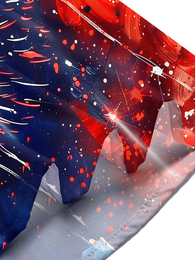 Fireworks Men's Pocket Short Sleeve Shirts