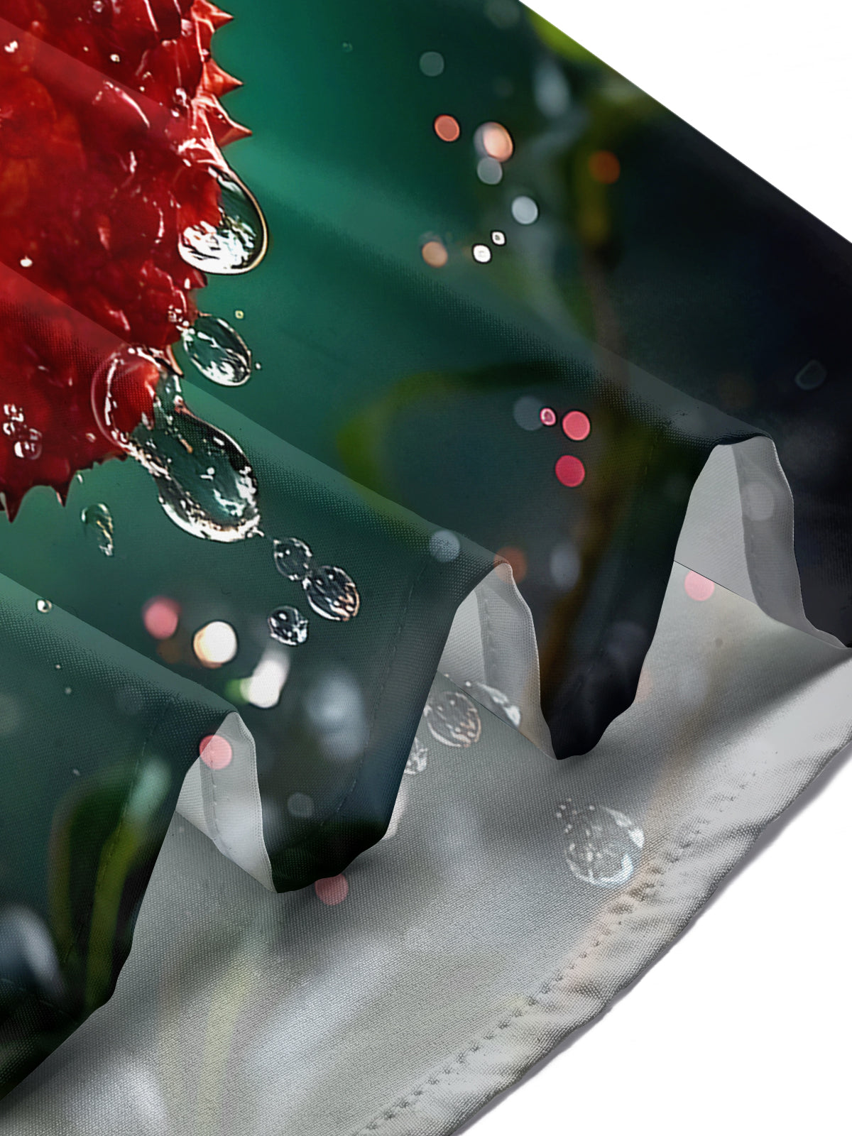 Hawaiian Fruit Litchi Men's Pocket Short Sleeve Shirts