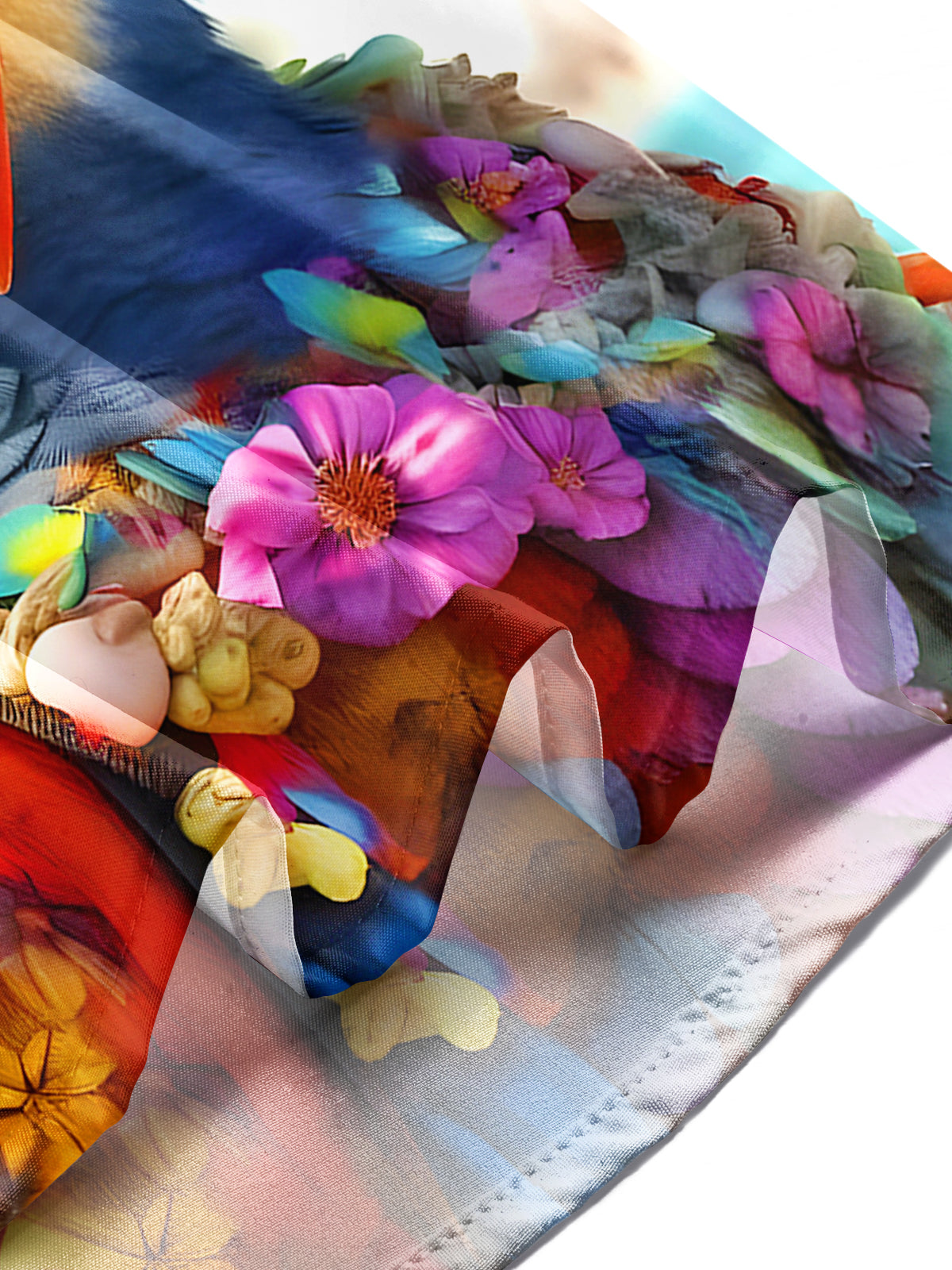 Hawaiian Parrot Men's Pocket Short Sleeve Shirts