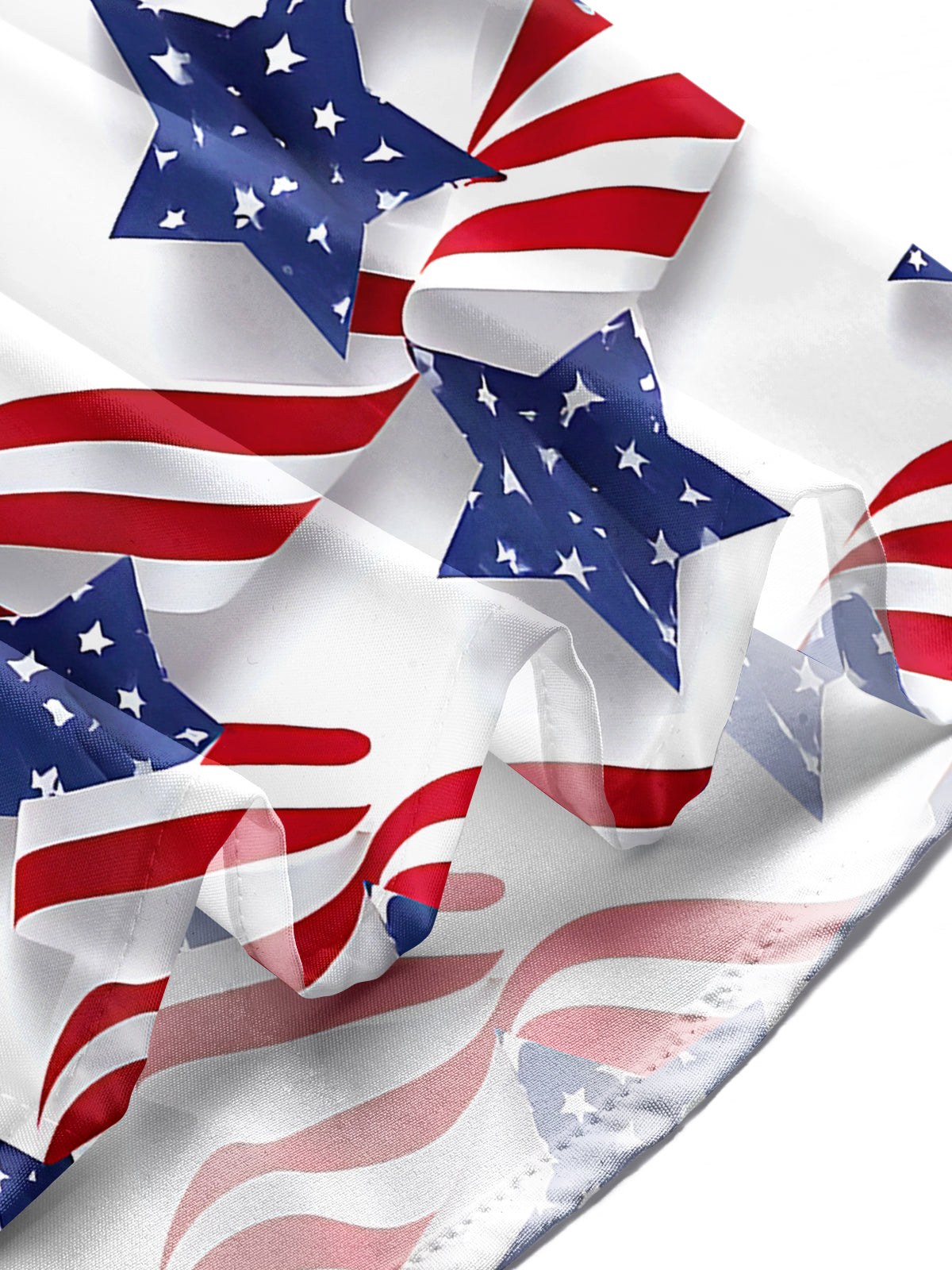 men's American flag print shirt Independence Day