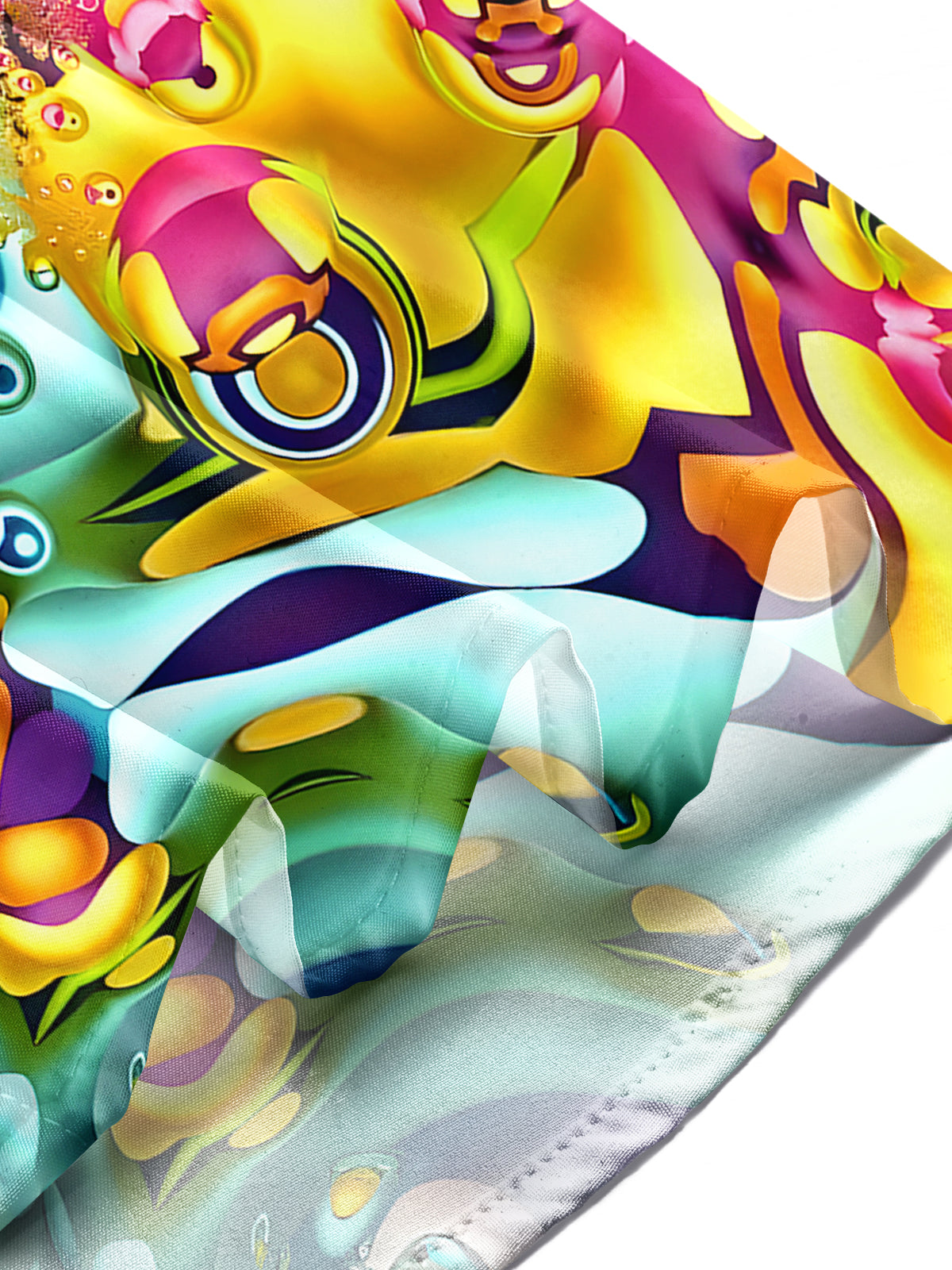 men's abstract print shirt summer vacation