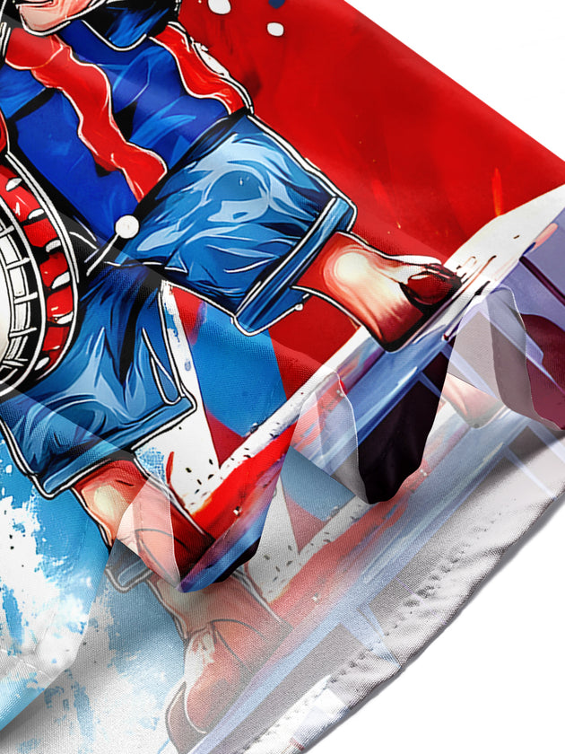 men's Hawaiian shirt Independence Day