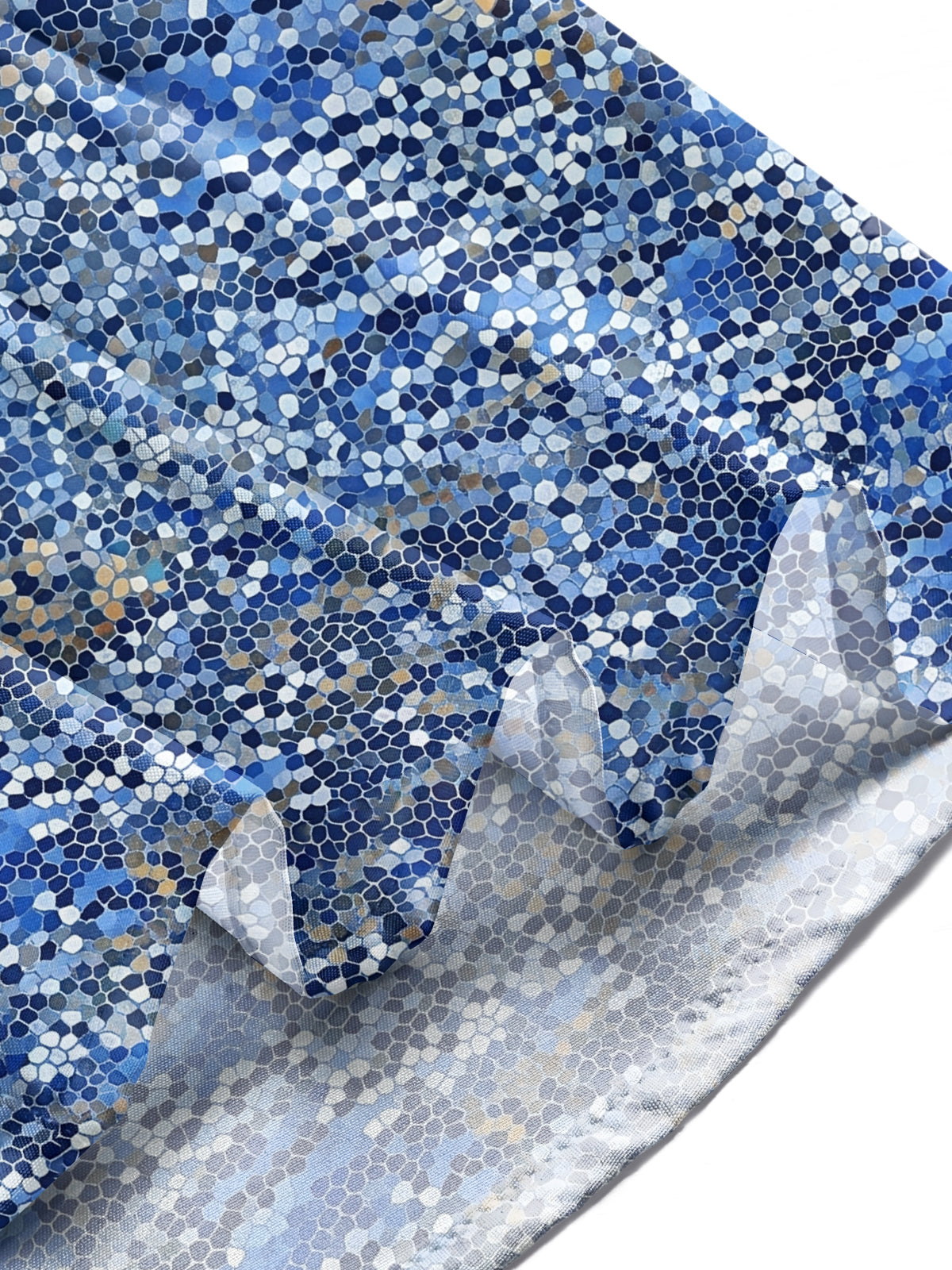 Adaychic Men's Patterned Mosaic Tile Pattern Long Sleeve Shirt with Chest Pocket